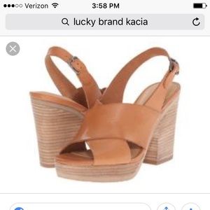 Lucky brand kacia heeled sandals